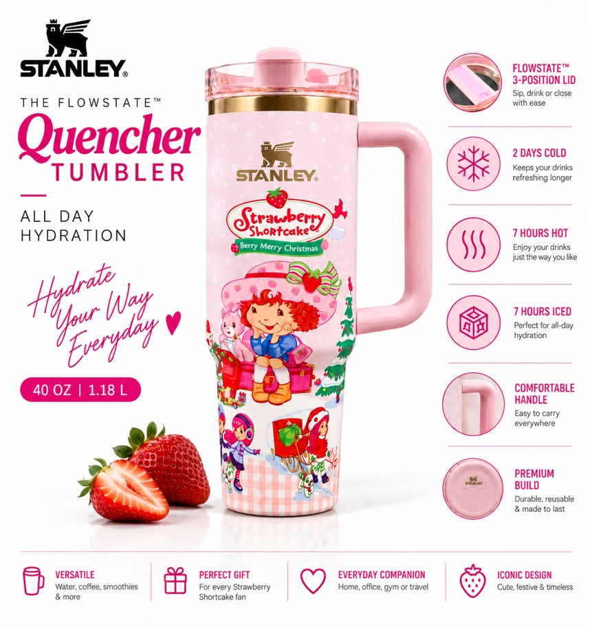Strawberry Shortcake Tumbler — Gift Edition