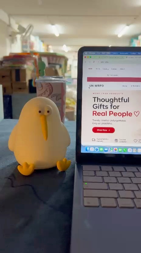 Penguin Silicone Touch Night Lamp – 3 Brightness Levels | Rechargeable Cute Penguine Lamp
