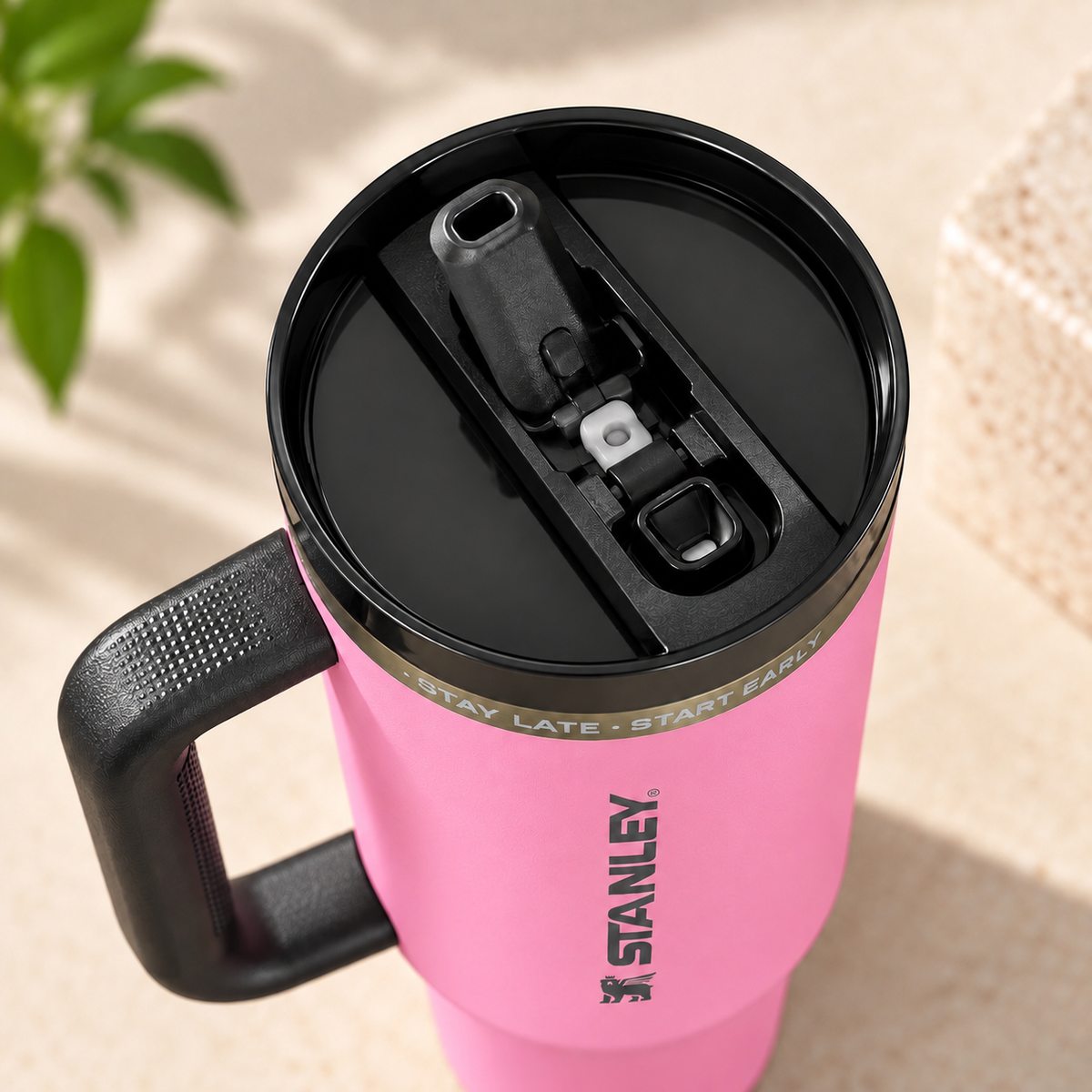 Premium Quencher Messi Edition H2.0 Style Tumbler – 40 OZ | Pink