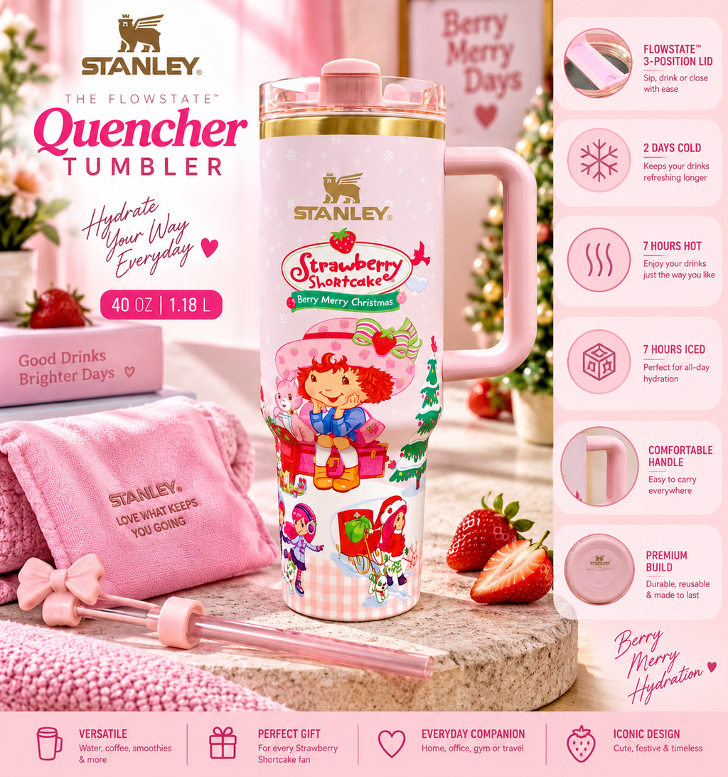 Strawberry Shortcake Tumbler — Gift Edition