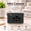 Mini Keychain Camera – HD Digital Camera with 16X Zoom (black)