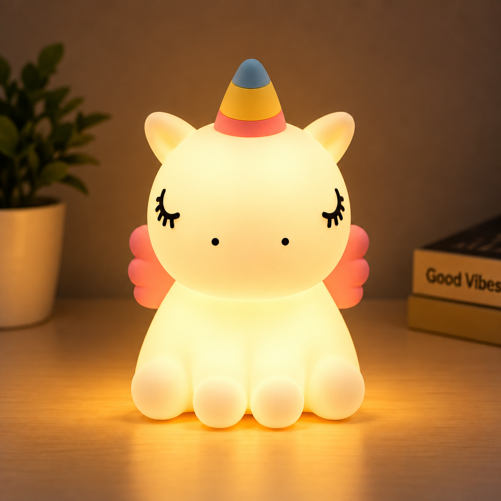 3D Unicorn Touch Night Lamp | 3-Level Brightness Control